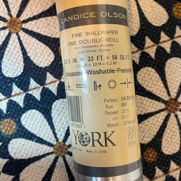 York Wallcoverings De8818 Candice Olson Shimmering Details Velocity Wallpaper - Picture 2 of 11